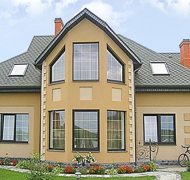 дом с эркерными окнами